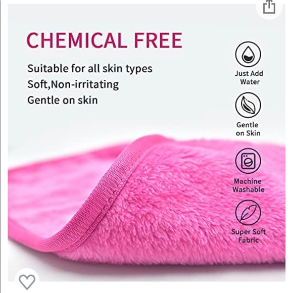 Black Makeup Remover microfiber reusable cloth - Picture 6 of 7